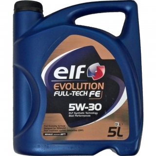 Масло моторное Рено Кенго EVOLUTION FULLTECH FE 5W30,5 литров. Elf ELF 10-5  FE