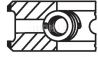 Кольца Поршневые (80+0.5мм) на Рено Трафик / Опель Виваро 1.9DCI | Kolbenschmidt 800036110050 (Германия)